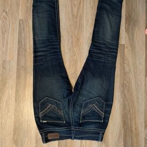 Slim Fit Buckle Jeans